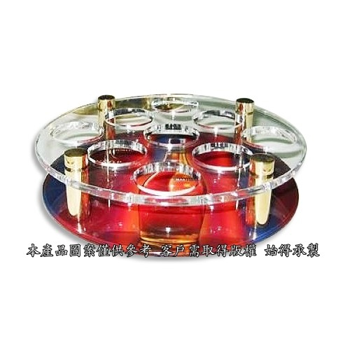 双层压克力展示架